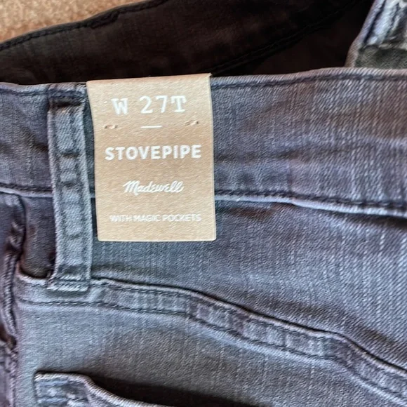 Madewell Stovepipe with Magic pockets 27T Raw Hem - Picture 6 of 8